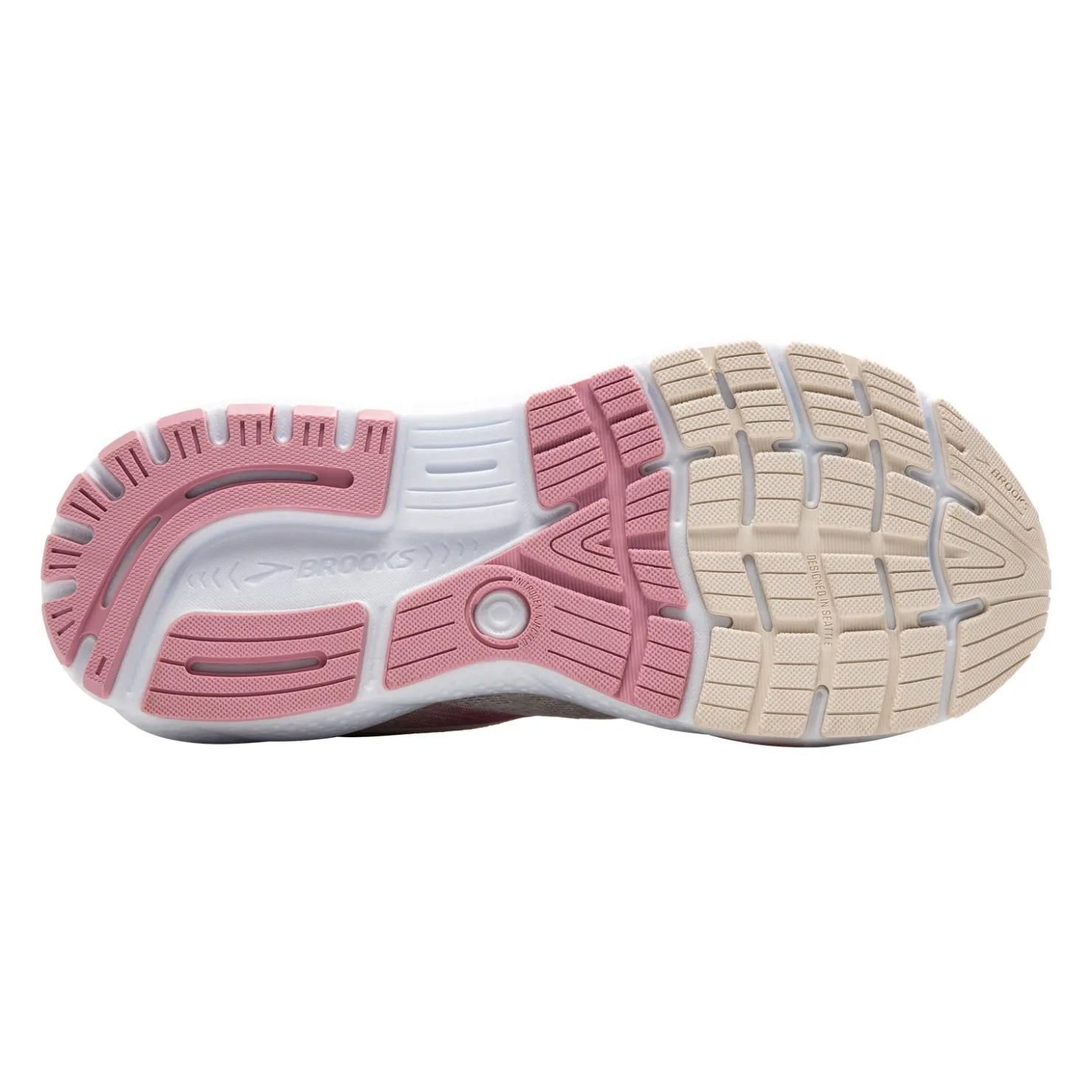 Running*Brooks Women's , Ghost 16 Running Shoe Coconut/Zephyr/White