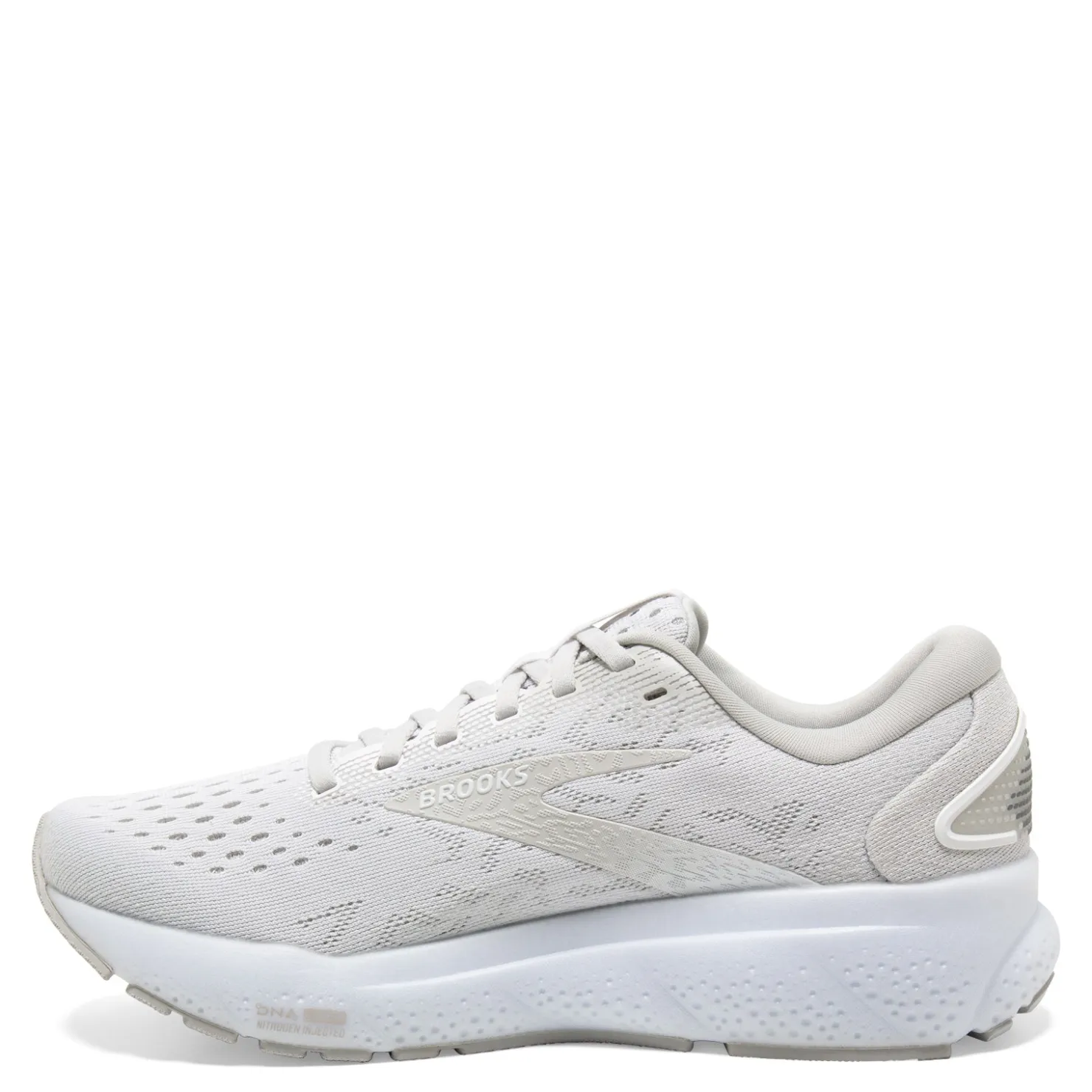 Running*Brooks Women's , Ghost 16 Running Shoe White/White/Grey