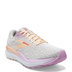 Running*Brooks Women's , Ghost 16 Running Shoe Grey/Orchid/Peach
