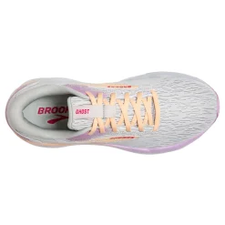 Running*Brooks Women's , Ghost 16 Running Shoe Grey/Orchid/Peach