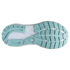 Running*Brooks Women's , Ghost 16 Running Shoe - Wide Width White/Grey/Estate Blue