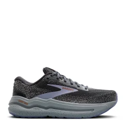 Running*Brooks Women's , Ghost Max 2 Running Shoe - Wide Width Ebony/Sweet Lavender/Alloy