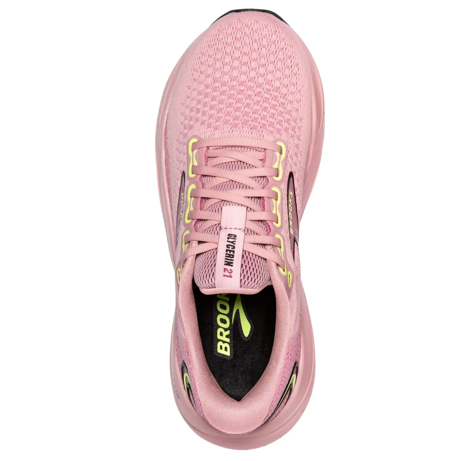 Running*Brooks Women's , Glycerin 21 Running Shoe Zephyr/Violet/Green