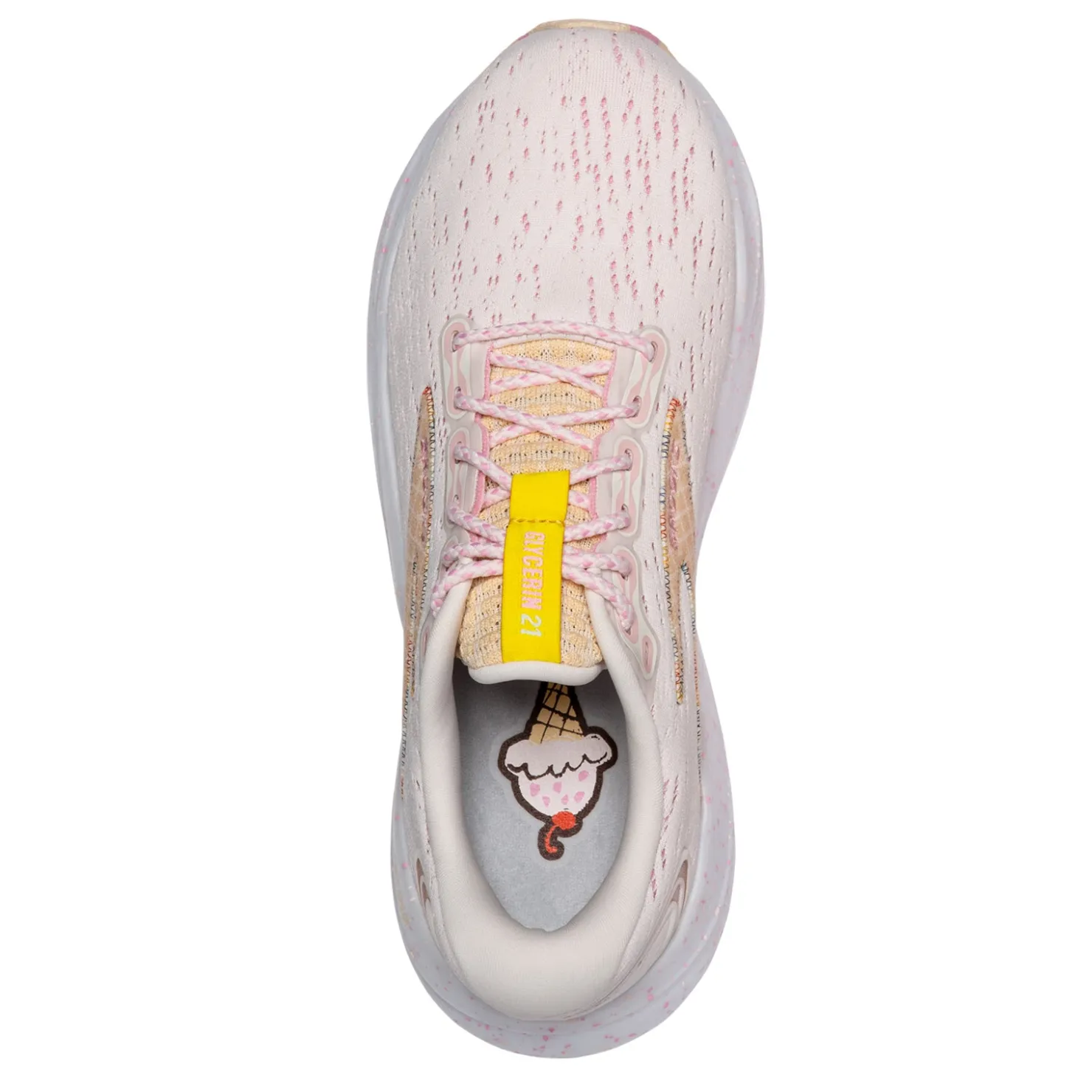 Running*Brooks Women's , Glycerin 21 Running Shoe Delicacy/Icy Pink/Prism - Summer Melts