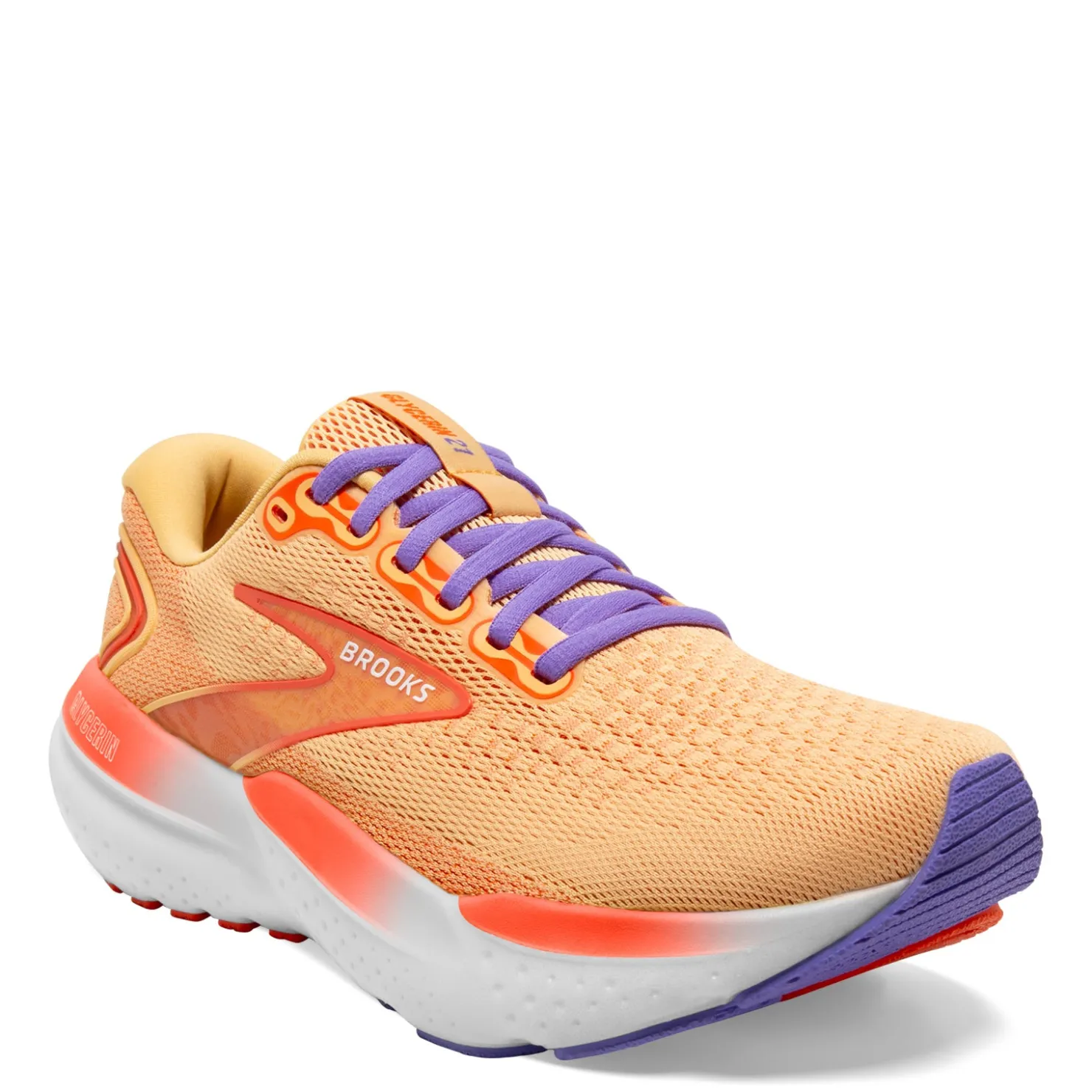 Running*Brooks Women's , Glycerin 21 Running Shoe Sunburst/Nasturtium/Purple