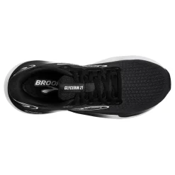 Running*Brooks Women's , Glycerin 21 Running Shoe - Wide Width Black/Grey/White