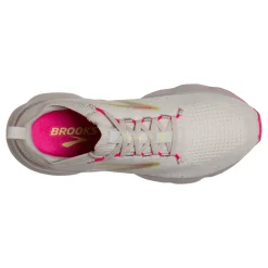 Running*Brooks Women's , Glycerin 20 Stealth Fit Running Shoe Grey/Yellow/Pink