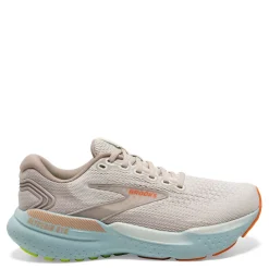 Running*Brooks Women's , Glycerin GTS 21 Running Shoe Coconut/Aqua/Autumn Sunset