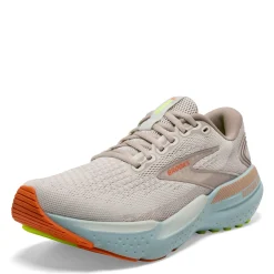 Running*Brooks Women's , Glycerin GTS 21 Running Shoe Coconut/Aqua/Autumn Sunset