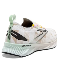Running*Brooks Women's , Levitate Stealthfit 6 Running Shoe White/Green