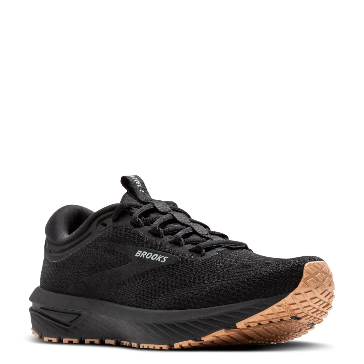 Running*Brooks Women's , Revel 7 Running Shoe Black/Tan Sole