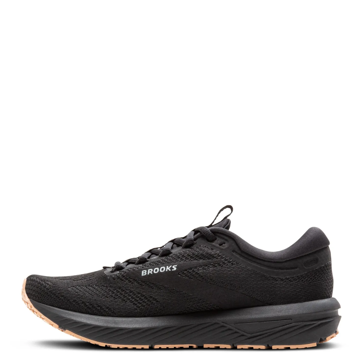Running*Brooks Women's , Revel 7 Running Shoe Black/Tan Sole