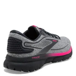 Running*Brooks Women's , Trace 2 Running Shoe Oyster/Ebony/Pink
