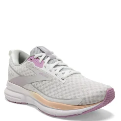 Running*Brooks Women's , Trace 3 Running Shoe White/Orchid/Apricot