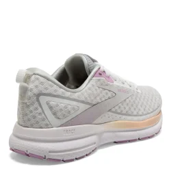 Running*Brooks Women's , Trace 3 Running Shoe White/Orchid/Apricot