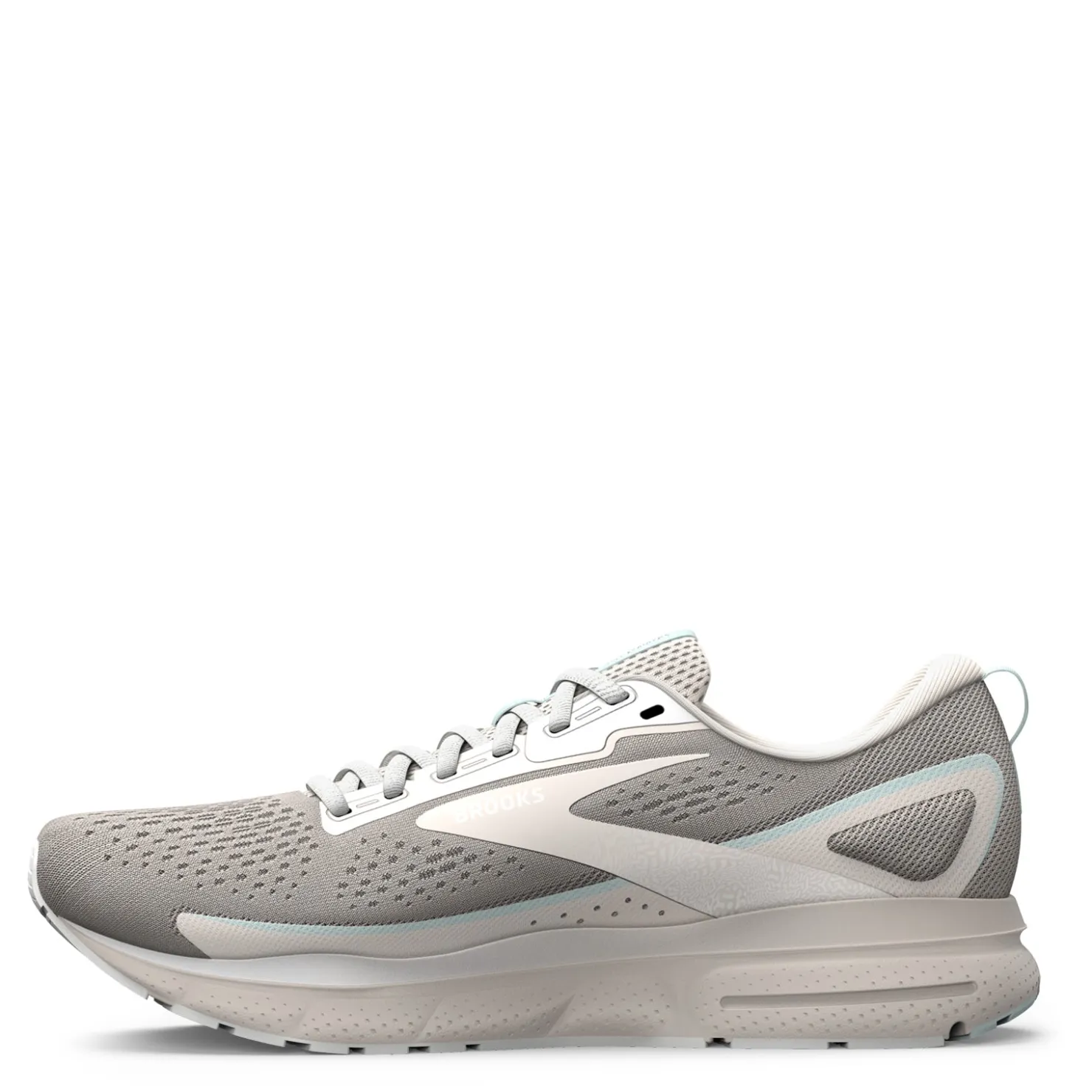 Running*Brooks Women's , Trace 3 Running Shoe Crystal Grey/Blue Glass/White