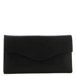 Wallets*Bueno of California Women's Bueno, Flap Frame Clutch Wallet Black