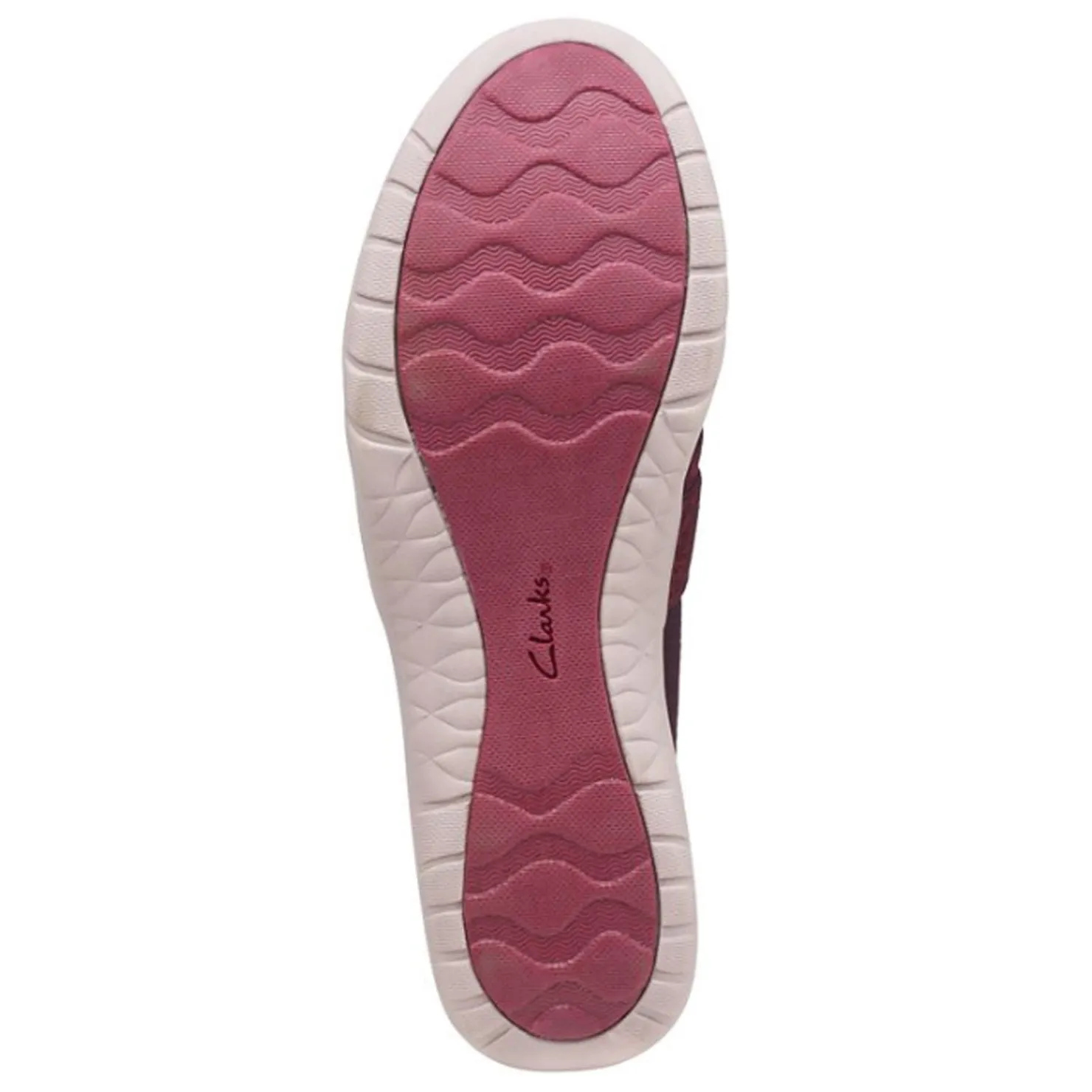 Walking*Clarks Women's , Adella Stride Slip-On Burgundy