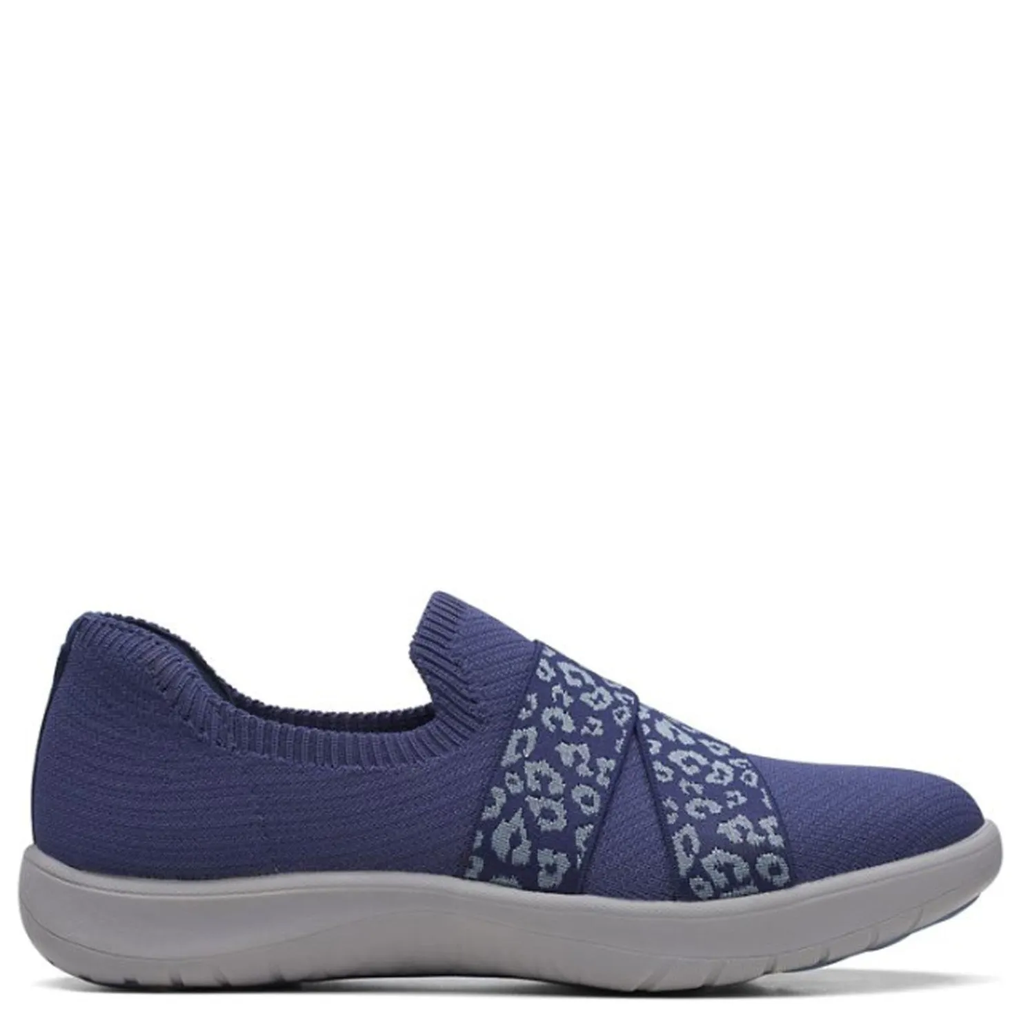 Walking*Clarks Women's , Adella Stride Slip-On Navy