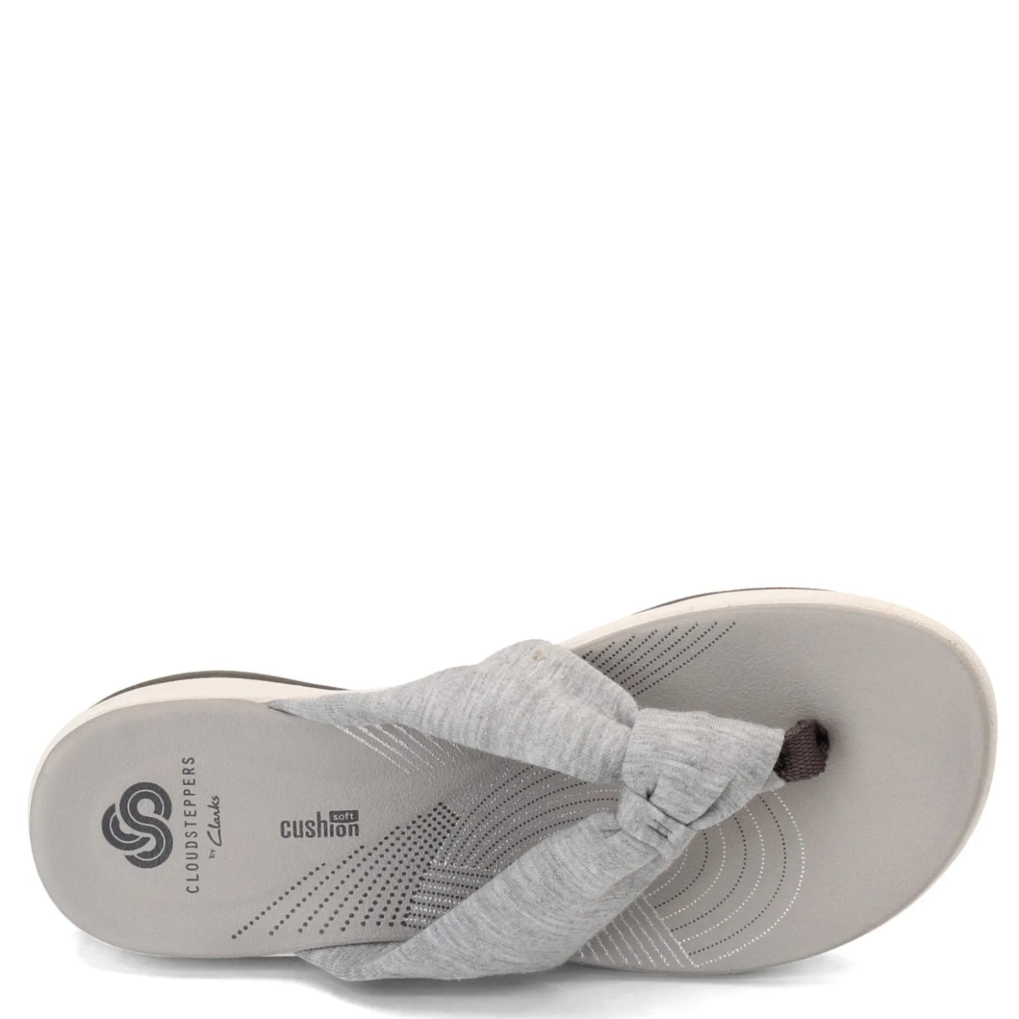 Flip Flops*Clarks Women's , Arla Glison Thong Sandals Heather Grey