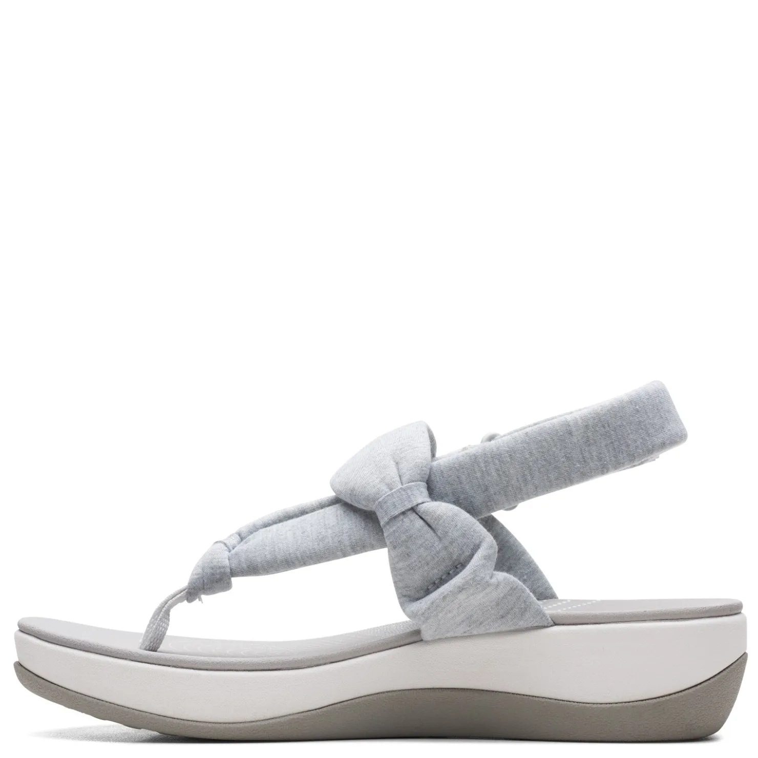 Wedges*Clarks Women's , Arla Nicole Sandal Grey Light