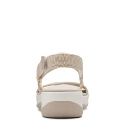 Wedges*Clarks Women's , Arla Stroll Sandal Beige Combi