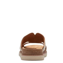 Footbed Sandals*Clarks Women's , Arwell Walk Sandal Snake Print Leather