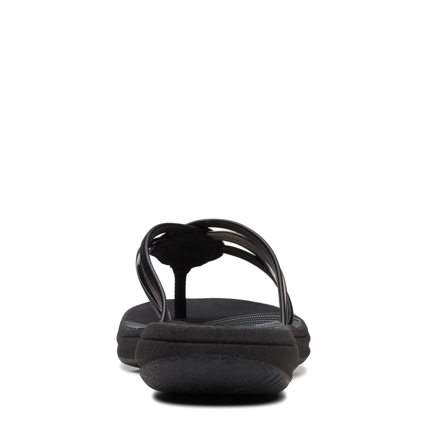 Flip Flops*Clarks Women's , Breeze Coral Sandal Black Combi