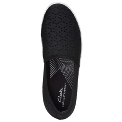 Fashion & Street*Clarks Women's , Breeze Emily Slip-On Black