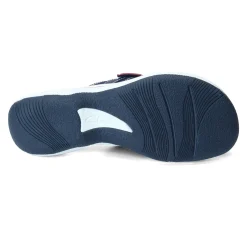 Flip Flops*Clarks Women's , Breeze Sea Sandal Red White Blue