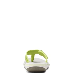 Flip Flops*Clarks Women's , Breeze Sea Sandal Lime