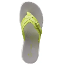 Flip Flops*Clarks Women's , Breeze Sea Sandal Lime