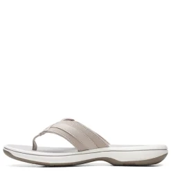 Flip Flops*Clarks Women's , Breeze Sea Sandal Taupe