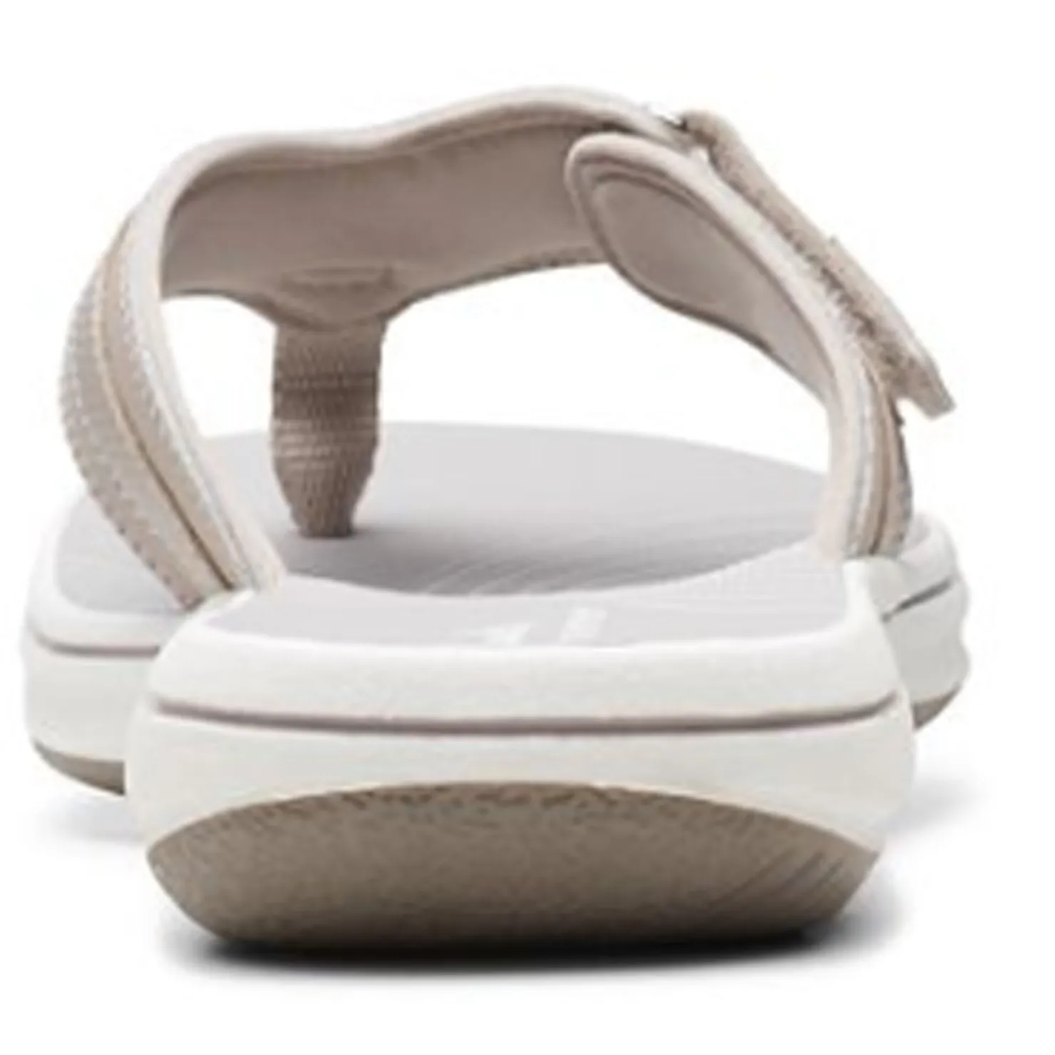 Flip Flops*Clarks Women's , Breeze Sea Sandal Taupe