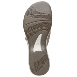 Flip Flops*Clarks Women's , Breeze Sea Sandal Taupe