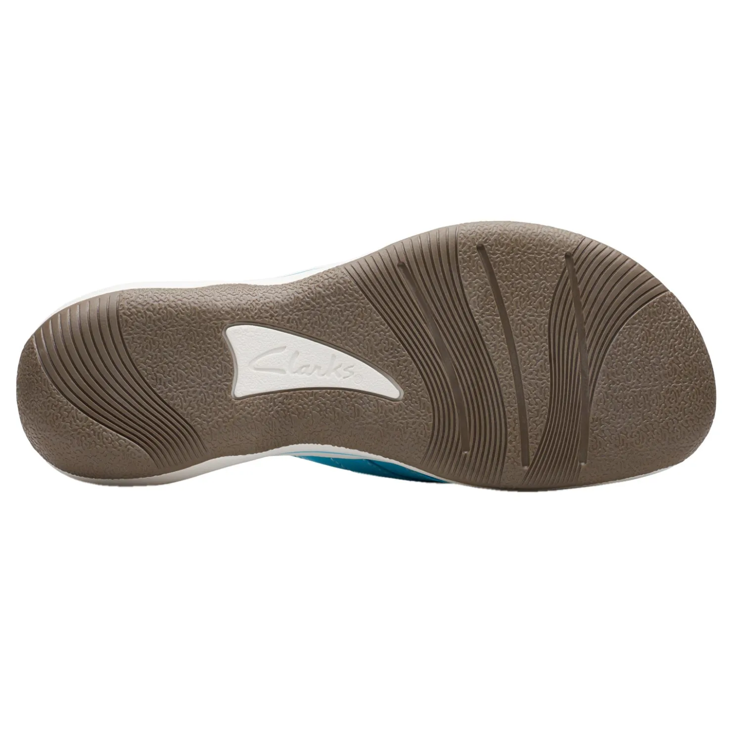 Flip Flops*Clarks Women's , Breeze Sea Sandal Light Turquoise