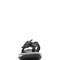Flip Flops*Clarks Women's , Brinkley Flora Sandal Black