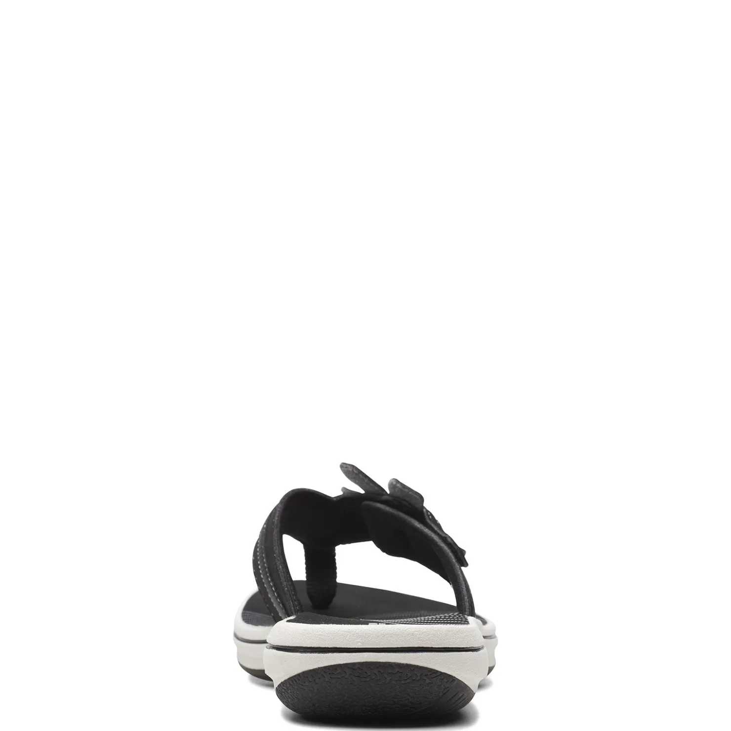 Flip Flops*Clarks Women's , Brinkley Flora Sandal Black