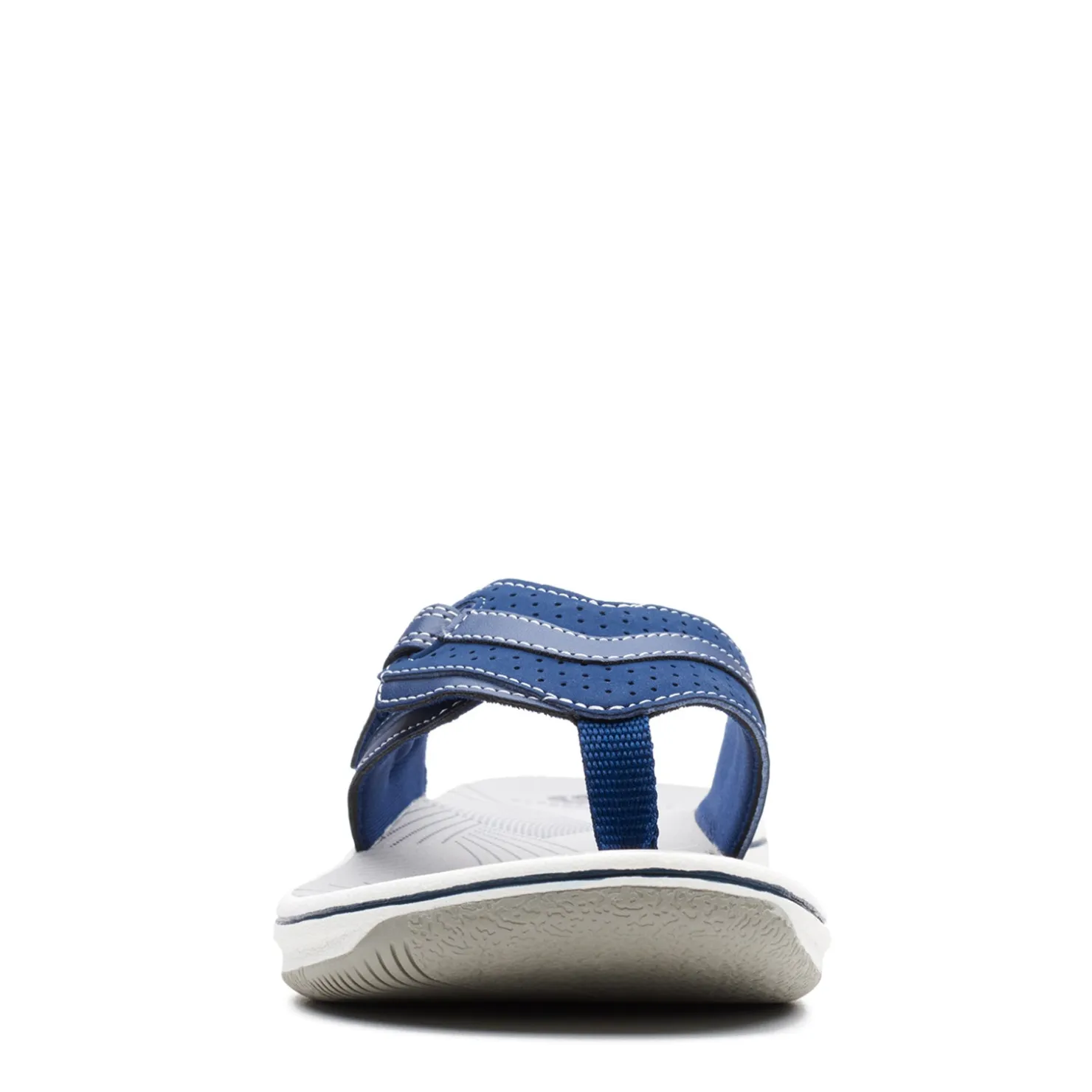 Footbed Sandals*Clarks Women's , Brinkley Keely Sandal Navy