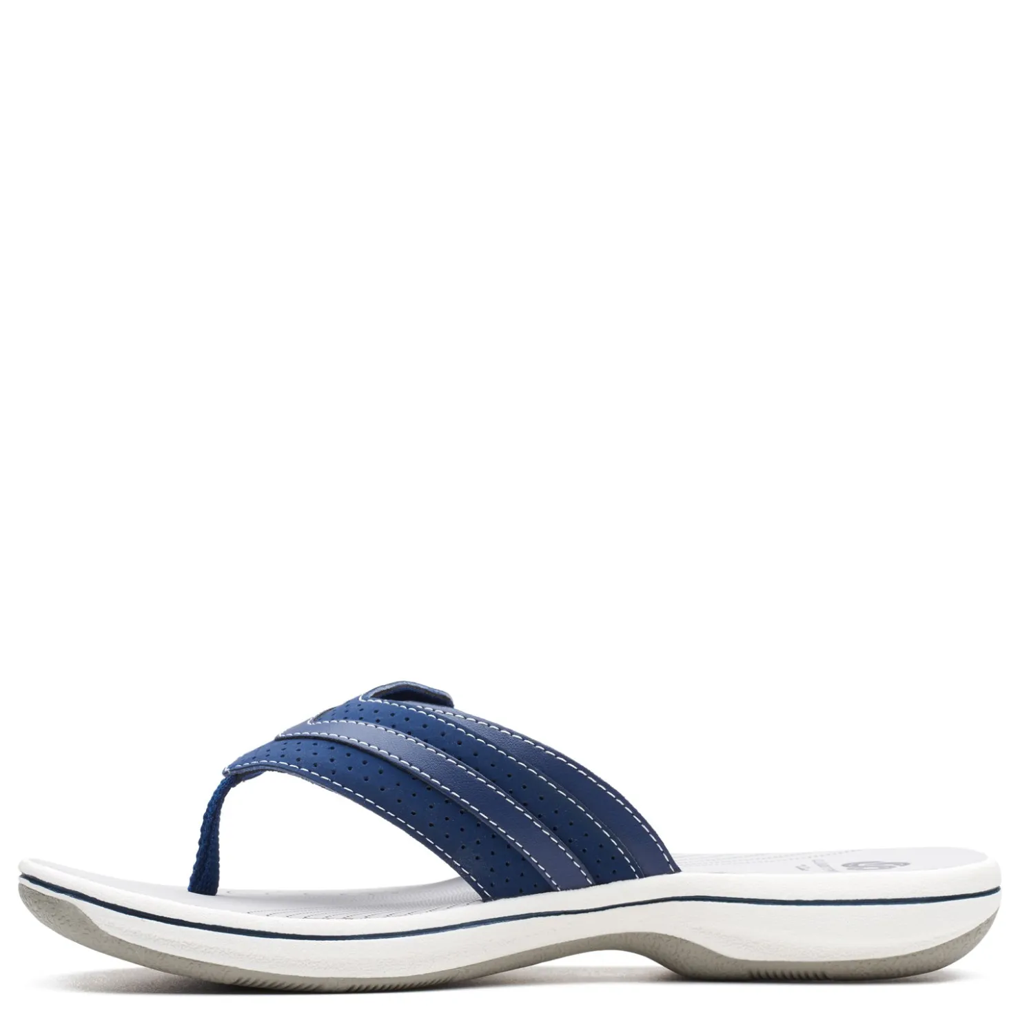 Footbed Sandals*Clarks Women's , Brinkley Keely Sandal Navy