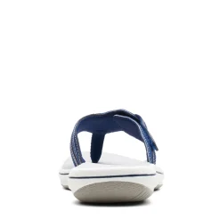 Footbed Sandals*Clarks Women's , Brinkley Keely Sandal Navy