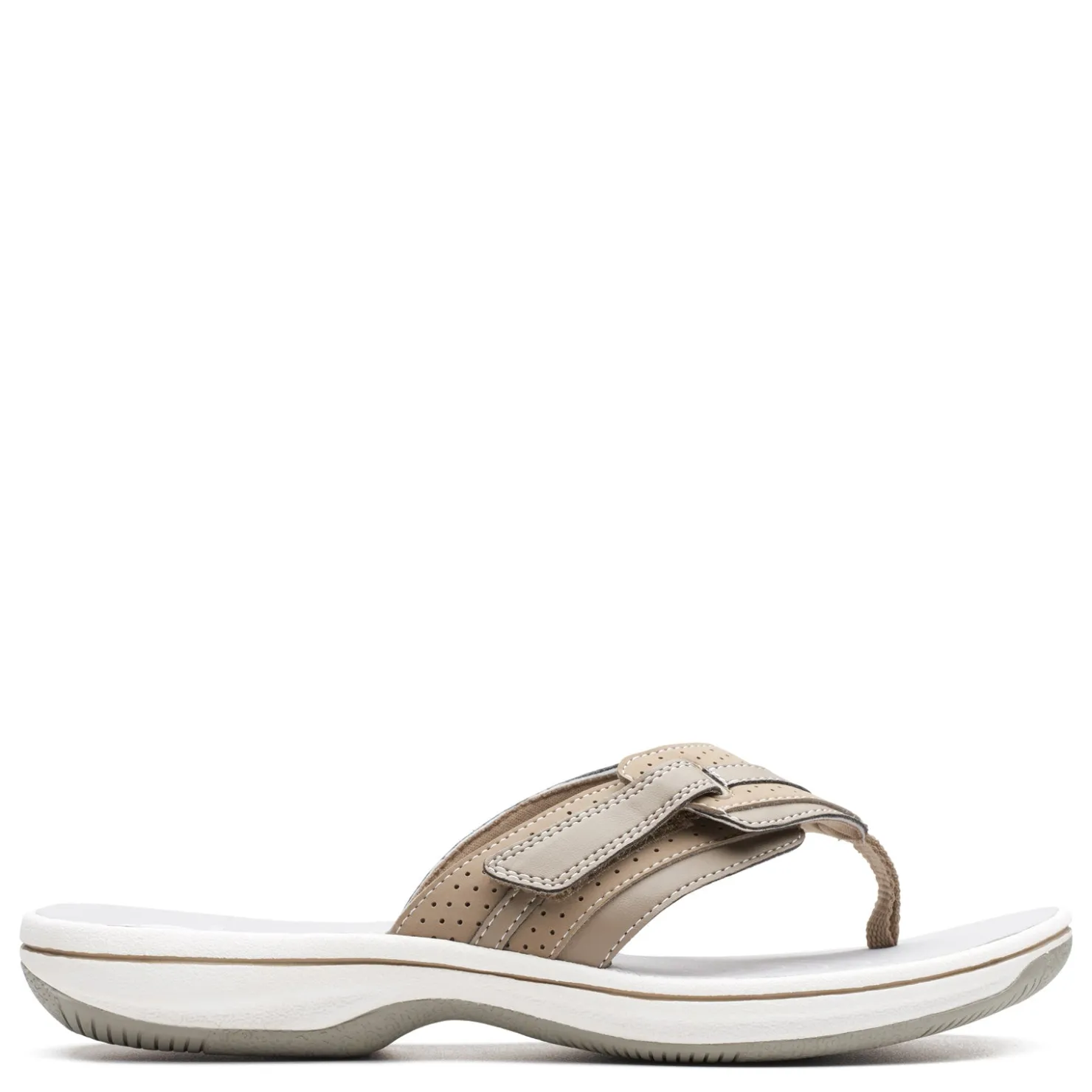 Footbed Sandals*Clarks Women's , Brinkley Keely Sandal Greystone