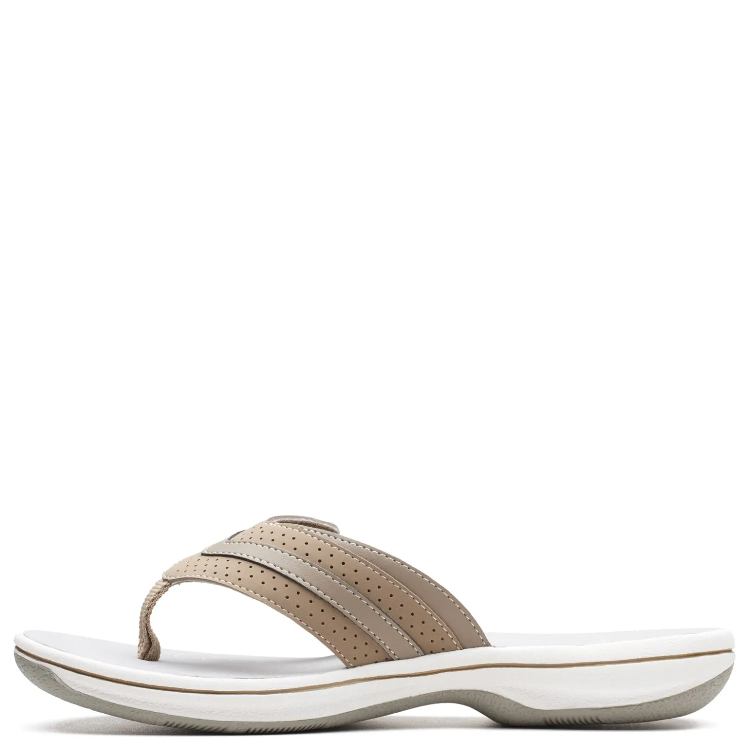 Footbed Sandals*Clarks Women's , Brinkley Keely Sandal Greystone