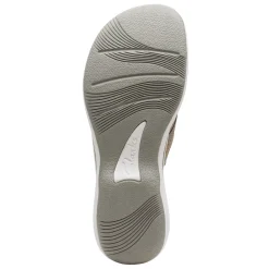 Footbed Sandals*Clarks Women's , Brinkley Keely Sandal Greystone