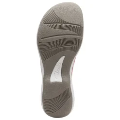 Footbed Sandals*Clarks Women's , Brinkley Keely Sandal Red