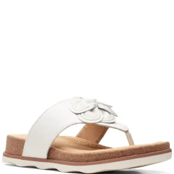 Footbed Sandals*Clarks Women's , Brynne Style Sandal White