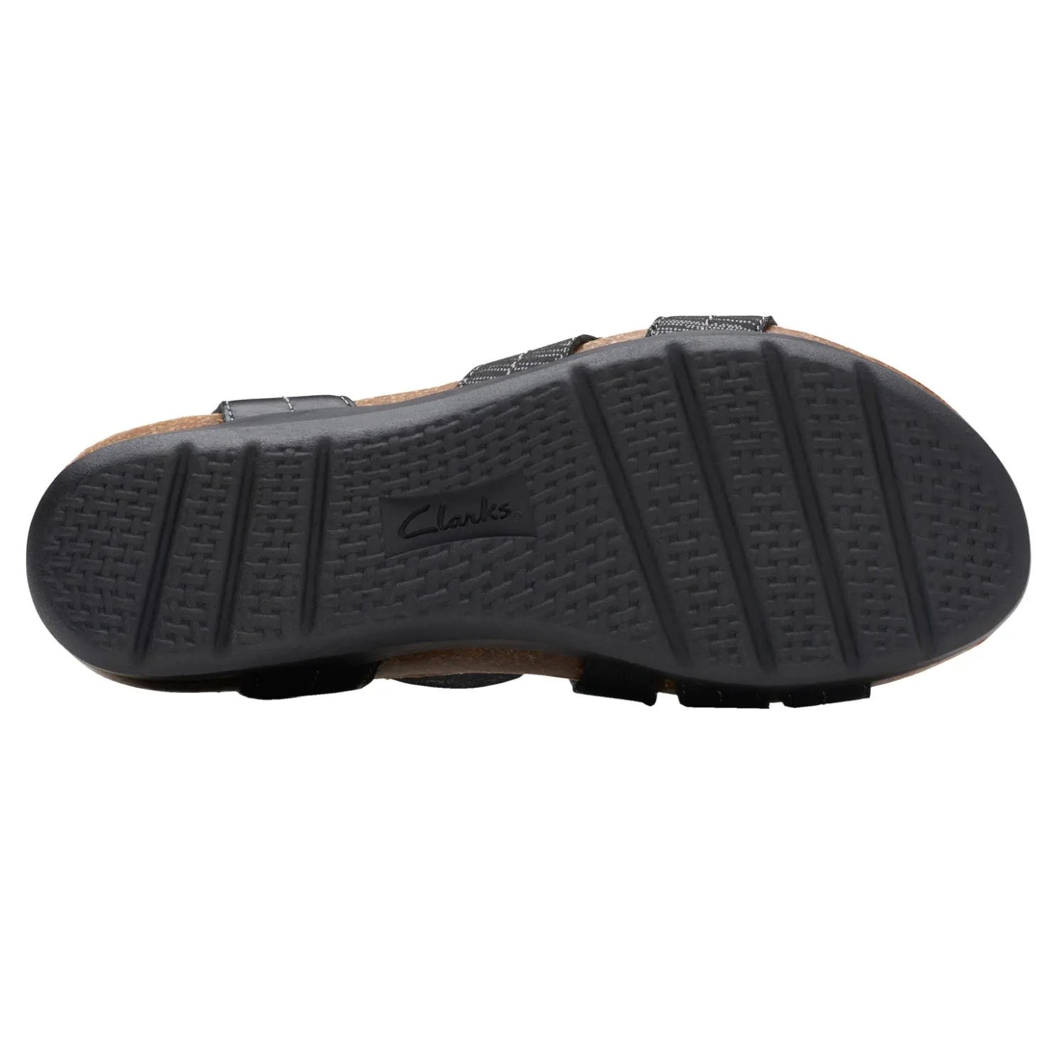 Wedges*Clarks Women's , Calenne Clara Sandal Black Combi