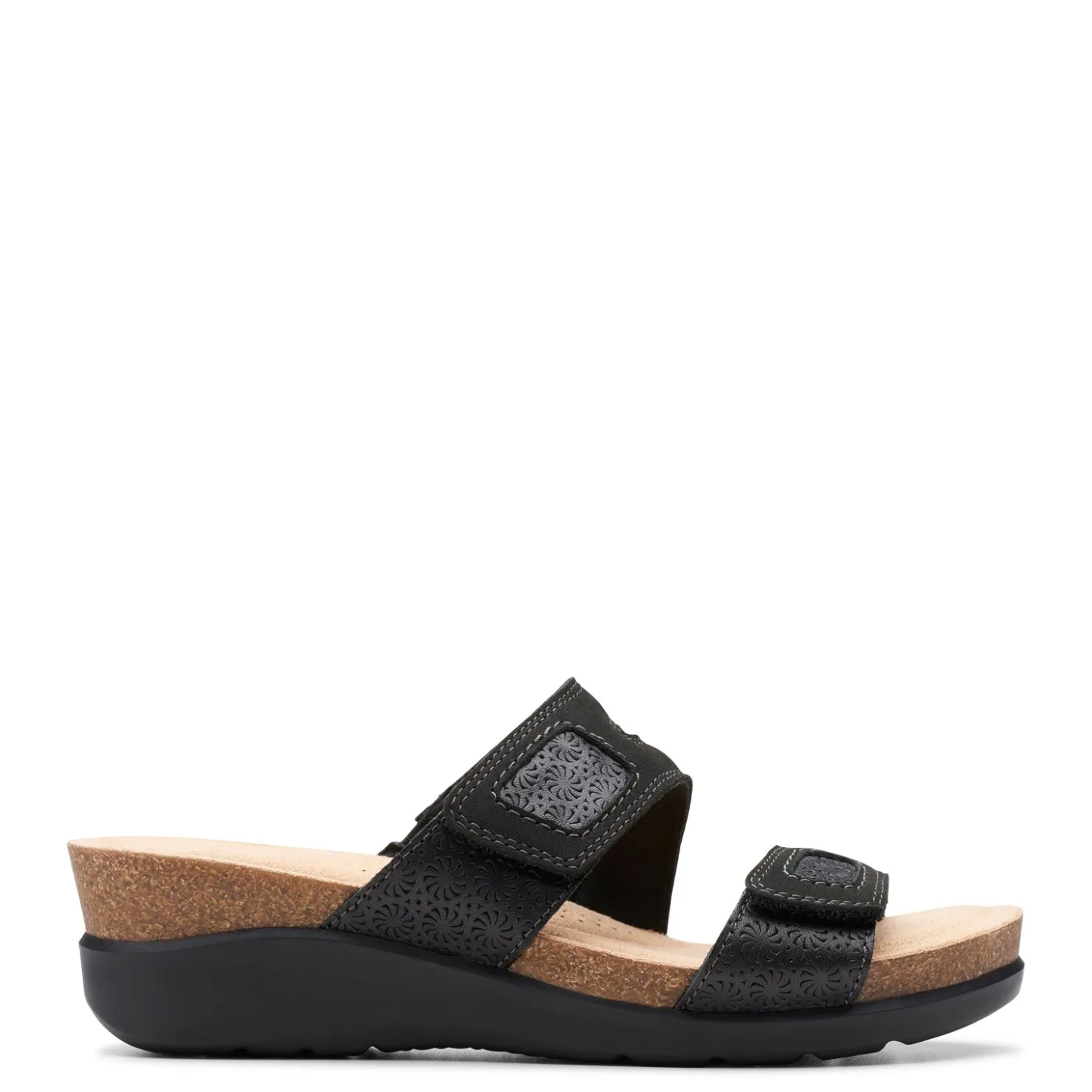 Wedges*Clarks Women's , Calenne Maye Sandal Black