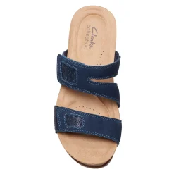 Wedges*Clarks Women's , Calenne Maye Sandal Navy