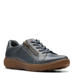 Fashion & Street*Clarks Women's , Caroline Janna Sneaker Dark Blue